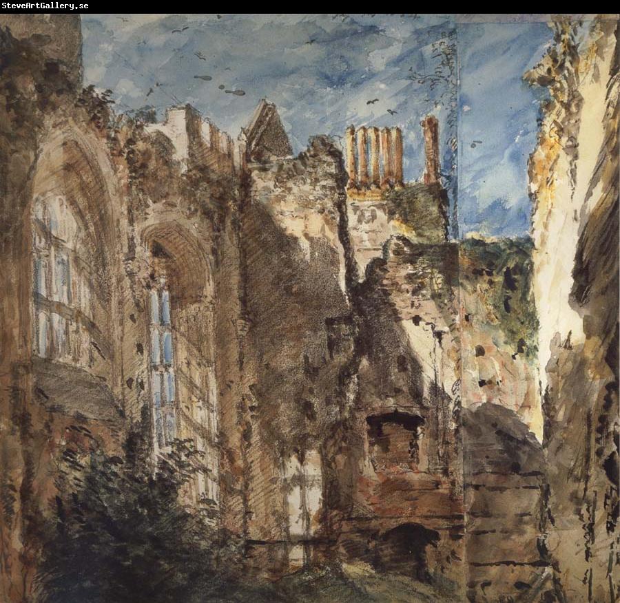 John Constable Cowdray House:The Ruins 14 Septembr 1834